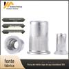 Venda de fábrica aço inoxidável 304 Rebite cabeça chata grão vertical Porca de rebite cabeça escareada grande Porca de rebite M4M5M6M8M10
