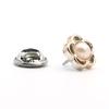 Broche de Botón Oscuro Antiluz sin Costuras Estilo Coreano Combinable Botón de Uña Botón para Camisa de Mujer Cárdigan Botón Decorativo Hebilla de Perla