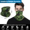 1 PEÇA Máscara Facial para Ciclismo Lenço de Cabeça Respirável Bandana Cachecol Pescoço Multifuncional Proteção UV Faixa de Cabeça para Pesca ao Ar Livre Caminhada