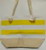 Nueva Bolsa de Playa Transfronteriza Rayada Exportación Bolso Casual Amazon Bolso de Axila Bolso de Hombro para Mujer Bolso de Lona para Mujer