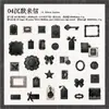 Serie de Papelería Yanji Manor Tema Retro Decoración Original para Cuaderno Collage Estilo Europeo Base Pegatinas de Paisajismo