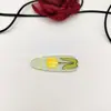 Pinza para el Cabello de Acrílico Estilo Coreano Dibujo Animado Conejo Rosa Flor Pinza de Pato Pinza para Flequillo de Niña Pinza para el Lado del Cabello Pasador