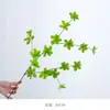 Hojas de Campanilla Artificiales en Stock con Textura Realista, Hojas de Múltiples Pétalos, Hojas de Siete Estrellas, Árbol de Campanilla Japonés Planta Verde Artificial Hojas Falsas