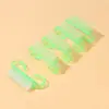 Ferramentas de limpeza para nail art escova de chifre escova de unha translúcida escova para poeira grossa tamanho pequeno escova de chifre para remover poeira
