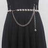 Accesorios de cadena de cintura de perlas 2024 nuevo hebilla de cintura de vestido cadena de cintura decorativa para traje de falda de mujer cadena fina para suéter