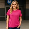 2025 Ombro Direito Gola Redonda 100% Algodão Manga Curta Camiseta Feminina Cintura Emagrecedora Aparência Verão Top Design Estampa