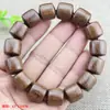 Atacado de fábrica pulseira de sândalo de seda dourada personalidade contas barril 15mm contas de madeira Buda brincar joias masculinas e femininas bem-estar ao vivo