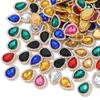 Gota de agua caliente transfronteriza doble flor costura a mano diamante diy accesorios para el cabello zapatos accesorios de ropa fabricantes al por mayor