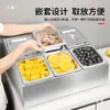 Caja de Condimentos, Caja Pequeña para Ingredientes, Caja de Acero Inoxidable para Salsas, Caja de Condimentos, Caja de Porciones, Juego de Frascos para Especias, Estante de Especias para Cocina