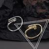 Anillo irregular exagerado estilo europeo y americano moda personalidad tendencia coreana chica dulce sexy anillo de dedo índice abierto