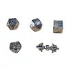 Estilo retrô tian liga de ferro diamante octogonal espaçador contas espaçador cristal acessórios pulseira colar componentes para miçangas