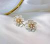 Pendientes de perlas simples con aguja de plata 925, diseño de nicho avanzado, pendientes de celebridades de Internet que combinan con todo, pendientes elegantes para mujer al por mayor