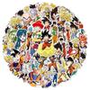 50 novo homem japonês qi Dragon Ball graffiti adesivos trolley case carro de brinquedo copo de água guitarra telefone caso adesivos à prova d'água