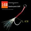 Anzóis de Chapa de Ferro para Pesca de Barco, Pesca em Água Salgada, Iscas Artificiais, Iscas de Peixe de Chumbo, Anzóis Simples de Chapa de Ferro, Anzóis de Pesca