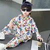 Ropa de Verano para Niños Niños Manga Corta Ultraman Camisa de Verano de Moda Conjunto de Dos Piezas 2026 Ropa de Verano para Bebé