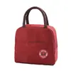 Bolsa Térmica Catiônica Simples para Trabalhadores de Escritório Portátil para Estudantes Bolsa Térmica de Cor Sólida com Arroz Bolsa Térmica para Almoço