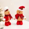 Decoraciones Navideñas Mingguan Hombre de Jengibre Sombrero de Chef Figura Adornos Regalos Festivos Decoraciones de Mesa para Fiesta En Stock