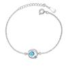 Pulsera Cósmica de Diseño Nicho Cielo Estrellado Azul Planeta Sueño Corazón de Niña Pulsera Aurora para Mujer Pulsera Círculo de Moda