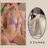 Noche Dorada Lencería Sexy Bikini Sexy de Tres Puntos Entrepierna Abierta Tentación talla grande qqny Pasión Encaje Pijama