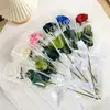 Empaque de Ramo de Flores Artificiales Rosas con Luces Flores Hechas a Mano Día de la Mujer Regalo de Cumpleaños Decoración Transfronteriza Artificial al por Mayor
