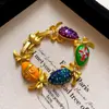 Anillos, Pulseras, Pendientes, Collares, Accesorios de Acrílico con Incrustaciones de Diamantes Ovalados Transfronterizos Europeos y Americanos, Cadenas para Clavícula de Mujer, Adornos Versátiles para el Cuello