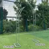 Nuevos Accesorios para Bodas Cuerno de Carnero Arco de Hierro Arco de Flores de Seda Estante Arco Curvo Boda al Aire Libre Flor Mai Taibao