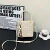 Bolso Cuadros de Moda de Verano para Mujer 2026 Nueva Moda Bolso Versátil de Hombro Cruzado Bolso Cubo de Gama Alta
