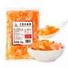 Pedaços de Geleia de Coco Guangxi Hainan em Pequenos Pacotes para Uso Comercial, Pérolas Crocantes de Geleia de Gelo Tricolor, Ingredientes Especiais para Lojas de Bubble Tea