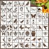 Plantilla Popular de Animales Calados de Amazon para Abejas, Mariposas y Animales Plantillas de Pintura DIY Son Fáciles de Limpiar y Se Pueden Diseñar