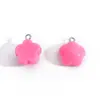 Colgante de Resina de Pétalo Brillante de Colores Lindos Accesorios para Joyería DIY Colgante para Collar Pulsera Llavero Bolso