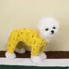 Ropa de Mascotas para Primavera y Otoño para Perros Pequeños, Ropa para Gatos, Teddy, Bichón, Pomerania Pijamas, Ropa de Casa de Cuatro Patas de Dibujos Animados