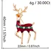 Broche de Año Nuevo Moda Transfronteriza Europea Americana Personalidad Broche de Reno Navideño Exquisito Broche de Cordero Accesorios Versátiles para Ropa