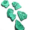 Bestseller transfronterizo: láminas de cristal de malaquita natural, especímenes de minerales en bruto, piedras ornamentales pulidas, adornos decorativos para escritorio del hogar
