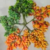 Folhas de Salgueiro Artificiais, Folhagem de Planta, Ficus Francês, Decoração de Janela, Decoração de Folha Verde para Canto de Plantas no Jardim de Infância