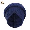Fornecimento Transfronteiriço Chapéu Turbante Plissado Trançado Espesso Estilo Boêmio Turbante Étnico Jdt-429H