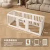 Valla para perros, barrera protectora para interiores, división para perros pequeños y medianos, uso en el hogar, jaula transparente y visible para cachorros