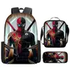 Mochila de Liberación Rápida Transfronteriza de Spider-Man Mochila Escolar para Estudiantes de Primaria y Secundaria Mochila de Anime de Gran Capacidad