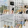 Novo gadget para secar roupas na varanda, rede de janela antifurto, varal para grade de proteção, cabide para dormitório, gancho de grade para secar roupas na janela