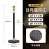 Fábrica de Origem de Foshan Colunas de Metal Personalizáveis com Cordas de Suspensão, Barreiras de Isolamento de Linha de 1,0m, Postes de Sinalização de Segurança