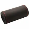 Capa de Volante Costurada à Mão, Capa de Guidão de Carro, Couro Microfibra Imitação, Universal para Todas as Estações, Estilo Relevo, Nova Capa de Couro, Antiderrapante e Resistente ao Desgaste