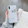 Funda para teléfono móvil Apple 15 para amantes de los 15+ con linda caricatura para iPhone 15pro de silicona transparente anticaídas