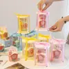 Decoración de Cupcake de Dibujos Animados para el Día del Niño Caja Mini Pastel de Cumpleaños para Jardín de Infancia Caja de Empaque Redonda de 2 Pulgadas
