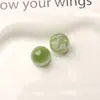 Zhen Tu 16mm Arena Movediza Soñadora Cielo Estrellado Cintura Alta Resina Media Esfera DIY Aretes y Dijes para Zapatos