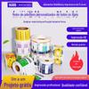 Rolo de Hot Stamping Transparente Adesivo Etiqueta Logotipo Personalizado Pvc Selante Adesivo Rolo Etiqueta Adesiva Impressão Personalizada