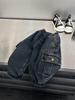 Pantalones vaqueros compuestos de terciopelo estilo americano para niños, desgastados, con bolsillos grandes gruesos, peto vaquero retro para niños