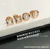 Casa del Burro Versión Alta Pulsera de Ágata Roja de Cinco Flores Cuatro Flores para Mujer Collar de Flor Antigua Chapado en Oro Rosa de 18k Lujo Ligero
