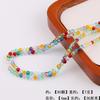 4-9mm Contas Facetadas de Cristal Colorido em Formato de Losango Contas de Vidro DIY Colar Caseiro Pulseira Acessórios de Joalheria
