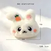 Nuevo y lindo peluche de rana fresca, accesorios de cabeza de conejito con lazo para ropa, broches DIY, accesorios para zapatos y calcetines