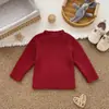 Camiseta base para bebé de algodón puro, Clase A, para niños y niñas, capa interior de punto, cálida, color liso, suéter suave para niños, hecho a medida