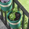 Gancho de Pared para Maceta Cuenca Aoyama Gancho Colgante para Orquídea Phalaenopsis Planta Araña Acero Inoxidable Colgante Fijadores de Maceta de Barro Rojo